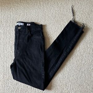 Black re/done skinny jeans
